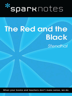cover image of The Red and the Black (SparkNotes Literature Guide)